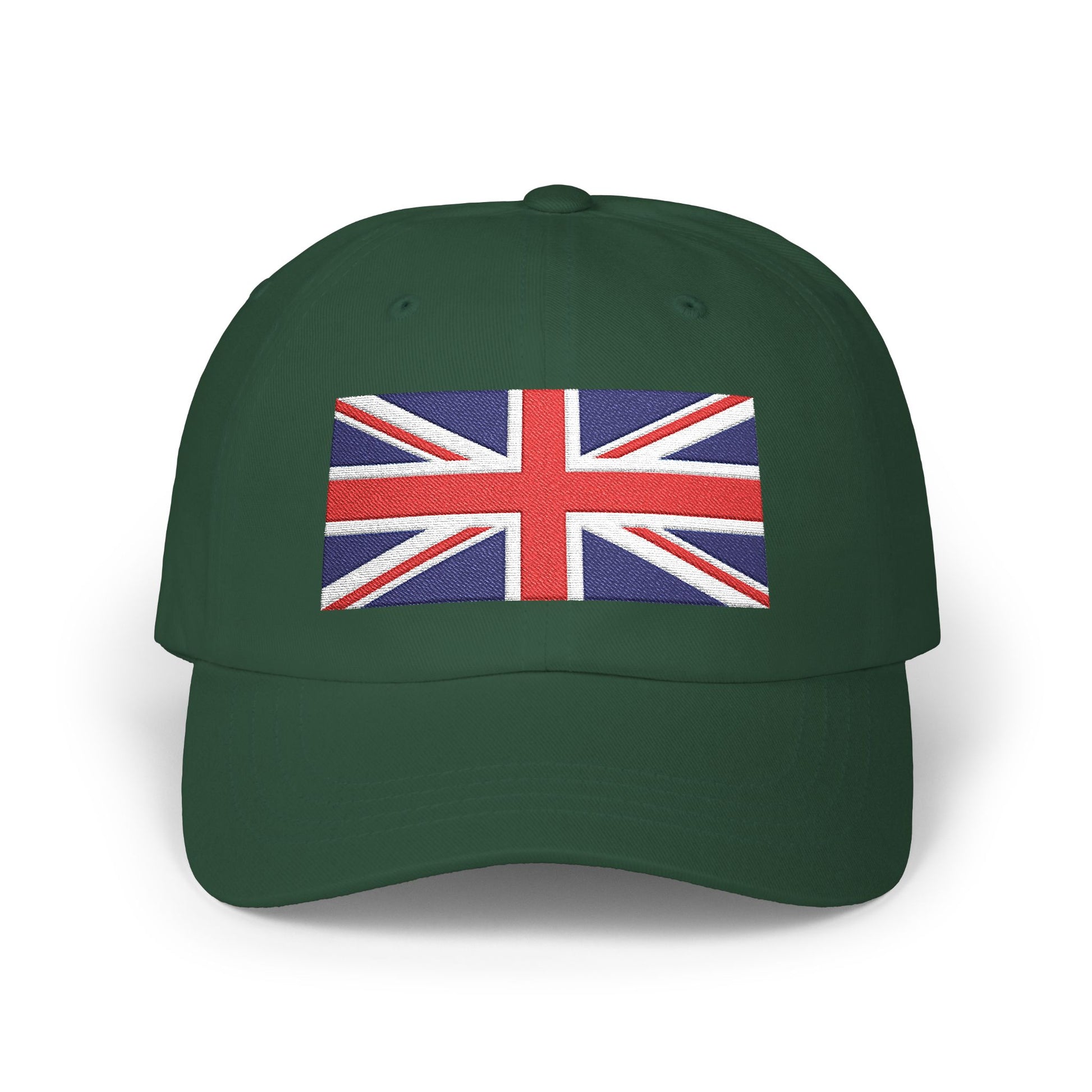 Union Jack Embroidered Dad Cap Hats Printify Spruce One size