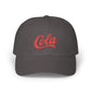 Cola Embroidered Dad Cap – Retro Soda Logo Baseball Hat Hats Printify Dark Grey One size