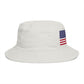 American Flag Bucket Hat — Patriotic USA Embroidered Sun Hat