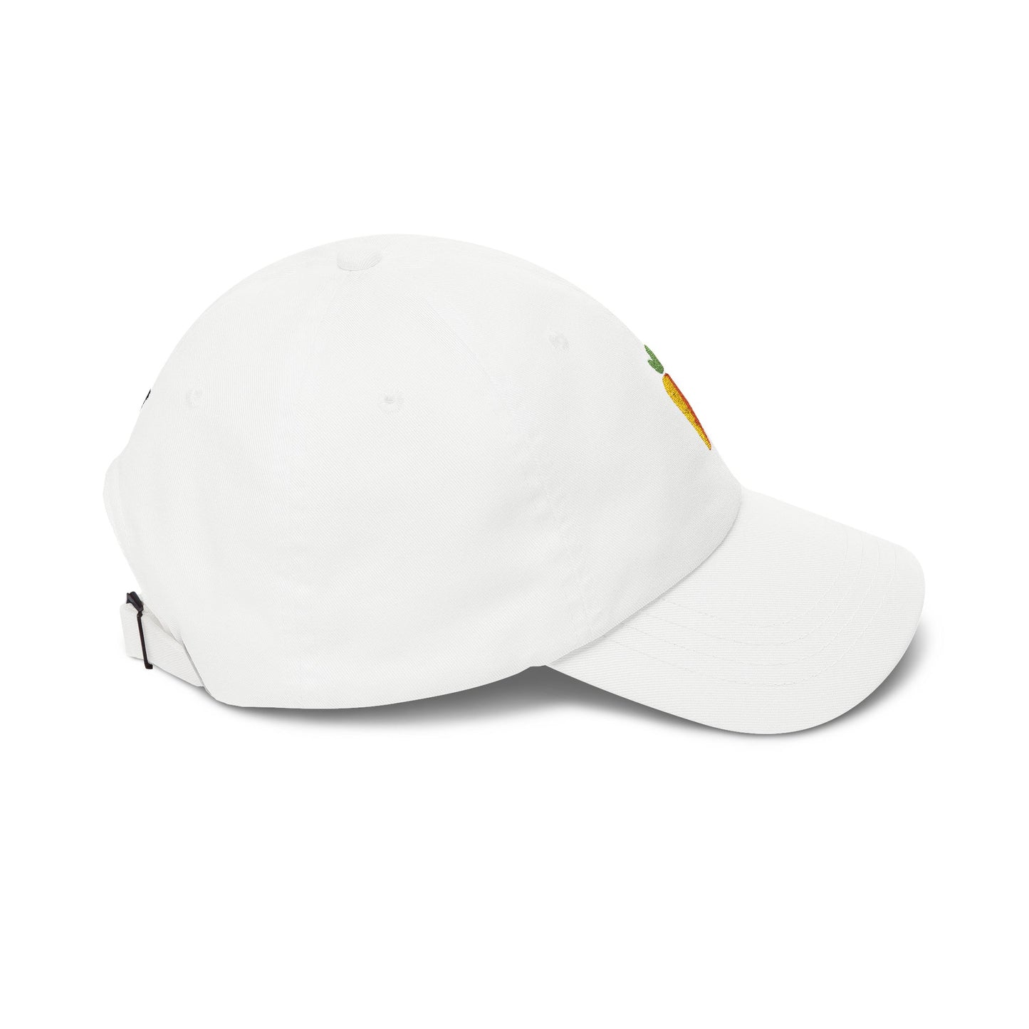 Carrot Embroidered Dad Cap — Minimal Vegetable Baseball Hat Hats Printify