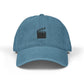 Denim Baseball Hat — Embroidered Movie Clapper Cap Hats Printify One size Blue