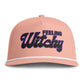 Feeling Witchy Rope Cap – Halloween Embroidered Hat Hats Printify Peachy Adjustable