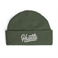Hustle Cuff Beanie – Embroidered Knit Winter Hat Hats Printify One size Cypress