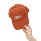 Texas Distressed Baseball Cap — Vintage Script Embroidered Hat Hats Printify