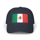 Mexico Flag Dad Cap — Embroidered Mexican Flag Baseball Hat Hats Printify Navy One size