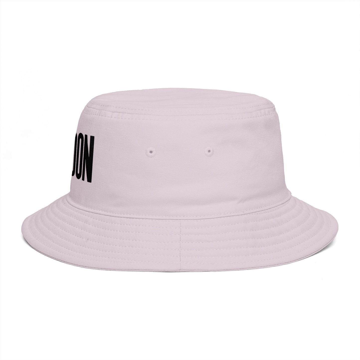 London Embroidered Bucket Hat — Minimal City Travel Sun Hat