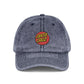 Vintage Embroidered Cap — Santa Cruz Retro Baseball Hat Hats Printify One size Navy