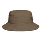 Godspeed Bucket Hat — Retro Script Embroidered Brown Sun Hat Hats Printify