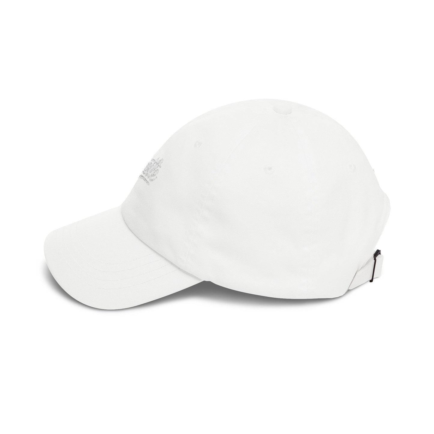 Classic Dad Cap – Minimal Script Embroidered Baseball Hat Hats Printify