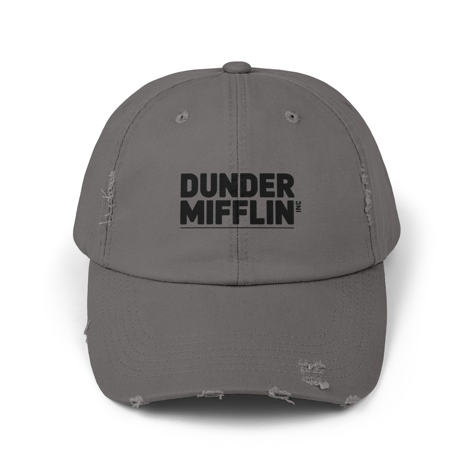 Unisex Distressed Cap Hats Printify Nickel One size