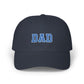 DAD Embroidered Classic Dad Cap – Vintage Varsity Baseball Hat for Fathers Hats Printify Navy One size