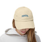 Coastal Distressed Baseball Cap — Vintage Ocean Graphic Hat Hats Printify