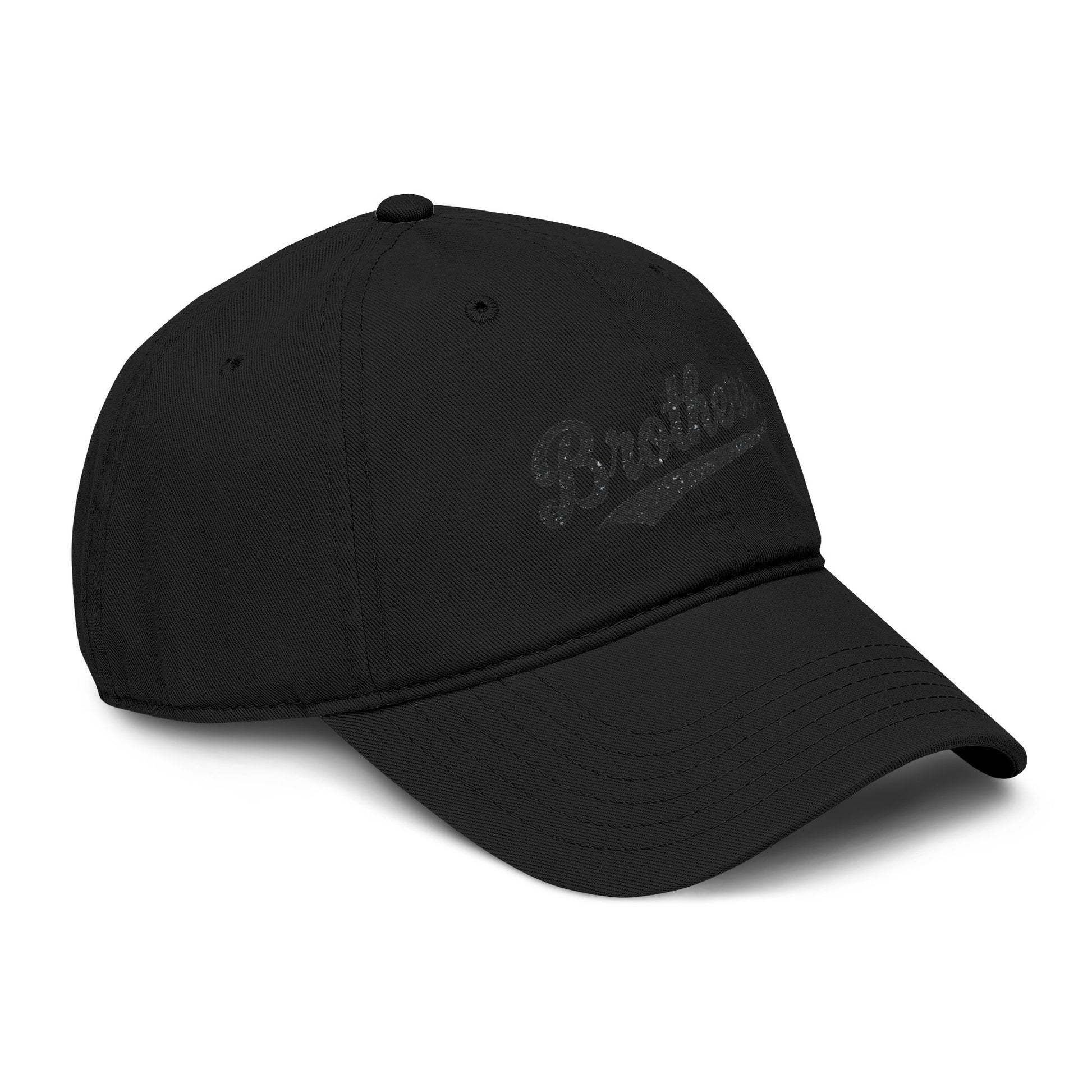 Brothers Embroidered Washed Baseball Cap Hats Printify