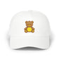 Teddy Bear Dad Cap — Cute Embroidered Plush Bear Baseball Hat Hats Printify White One size