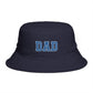 Dad Bucket Hat - Embroidered Collegiate Style Fathers Day Gift Hats Printify One size Navy