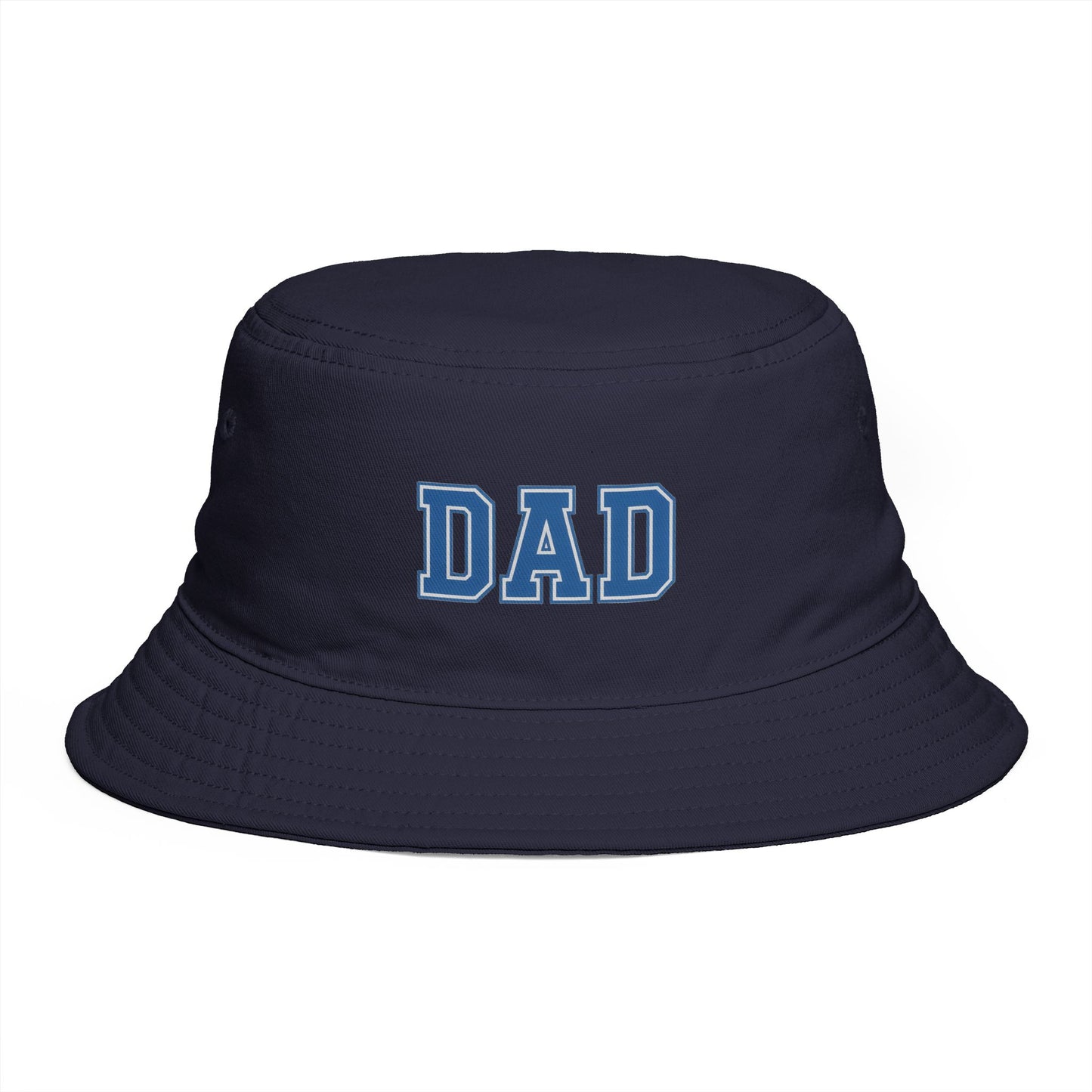 Dad Bucket Hat - Embroidered Collegiate Style Fathers Day Gift Hats Printify One size Navy