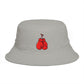 Boxing Gloves Buckethat - Retro Sport Embroidered Bucket Hat Hats Printify One size Storm
