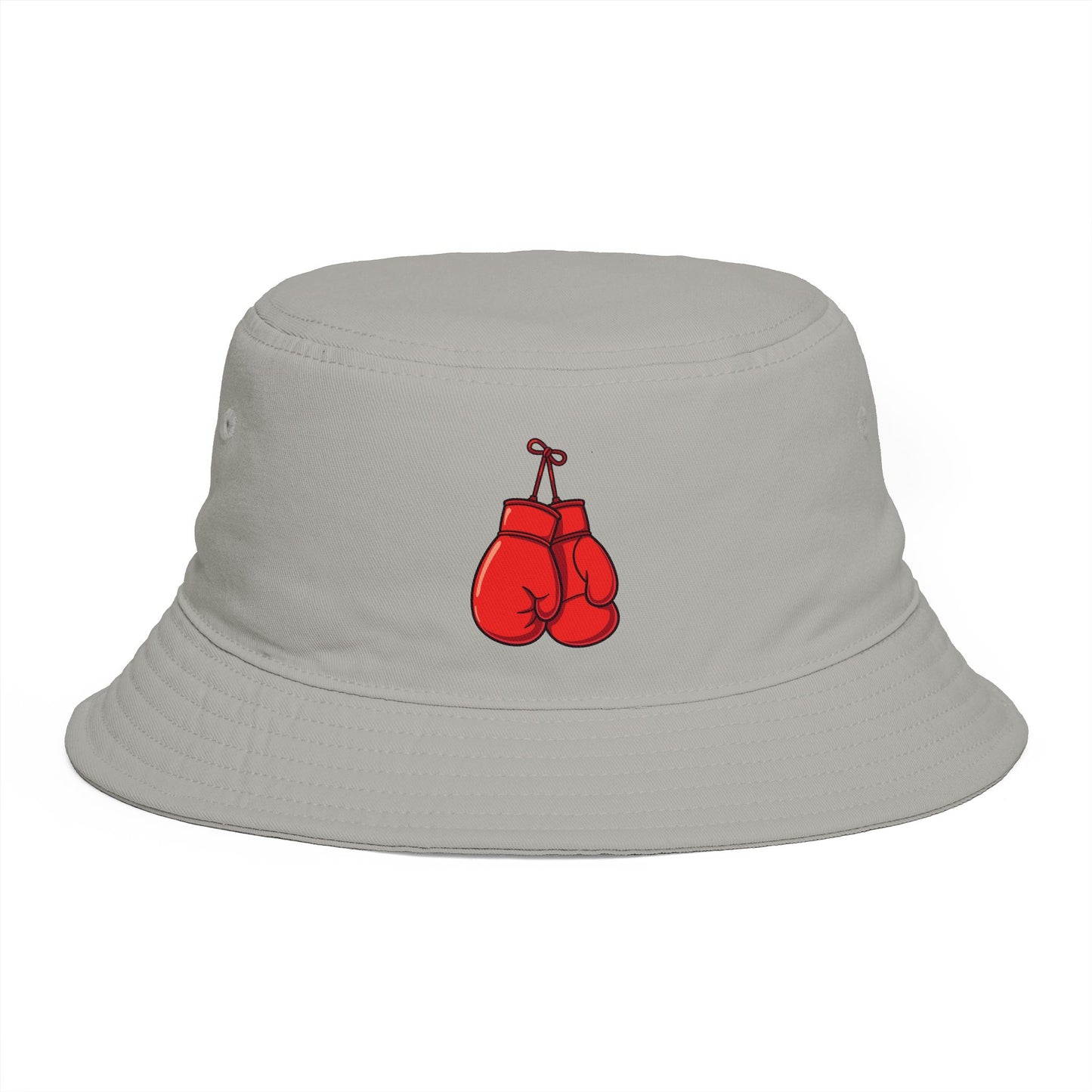 Boxing Gloves Buckethat - Retro Sport Embroidered Bucket Hat Hats Printify One size Storm