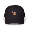 Dad Cap - Floral Lighter Patch Embroidered Baseball Hat Hats Printify Black One size