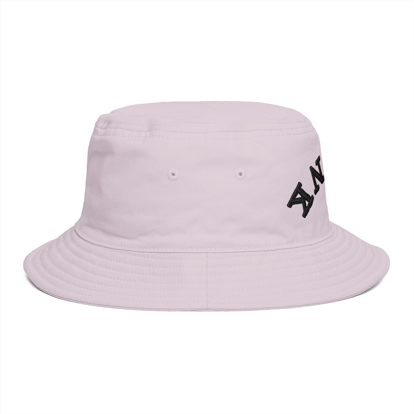 Drunk Arched Brown Bucket Hat – Retro Party & Festival Headwear
