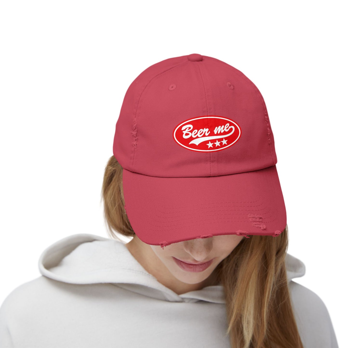 Beer Me Distressed Cap – Retro Patch Beer Hat for Brewers & Bar Fans