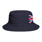 Union Jack Bucket Hat — British Flag Cotton Sun Hat