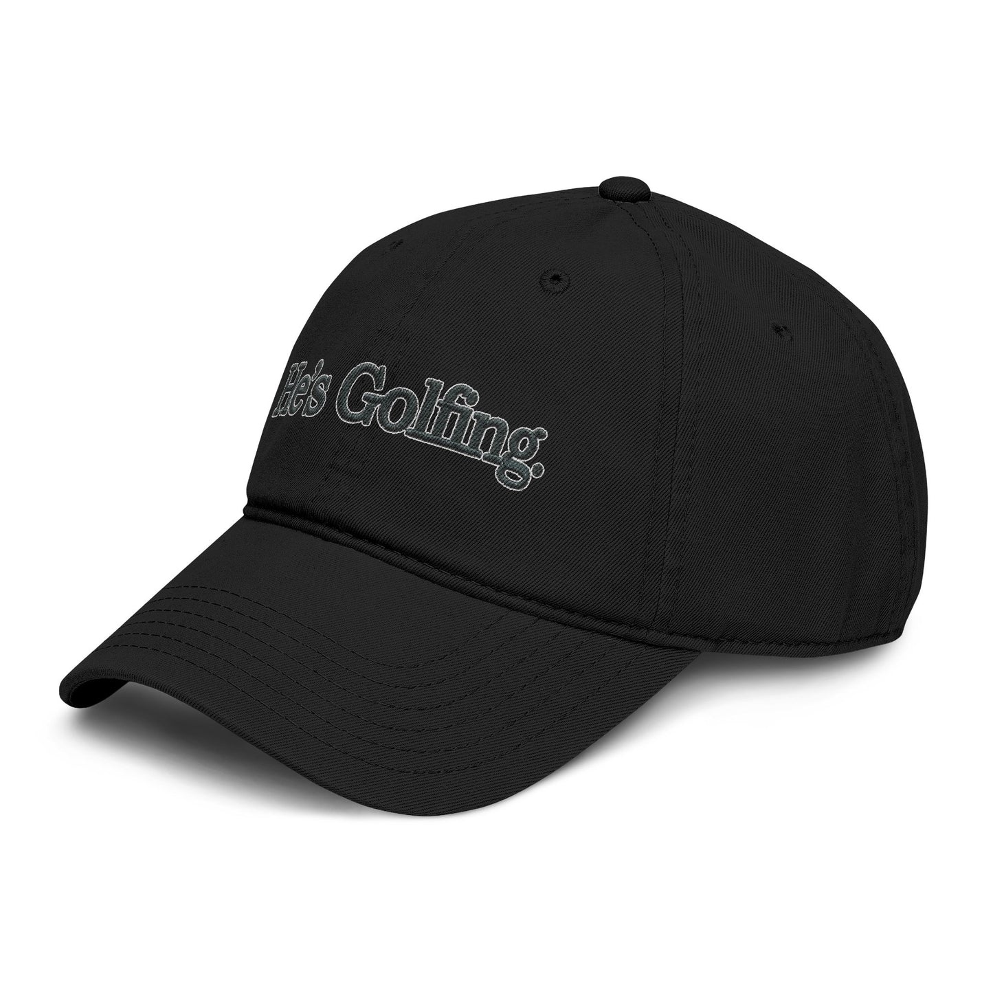 He's Golfing Washed Baseball Cap – Casual Golf Hat for Men