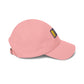 Dad Cap with Embroidered '130' Patch – Classic White Baseball Hat