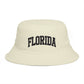 Florida Embroidered Bucket Hat — Retro Collegiate Sun Hat Hats Printify