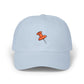 Embroidered Pushpin Dad Cap – Minimal Retro Office Hat Hats Printify Light Blue One size