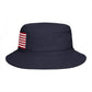 American Flag Bucket Hat — Patriotic USA Embroidered Sun Hat