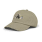 Distressed Baseball Cap — LA Logo with Angel Wings & Clouds Hats Printify
