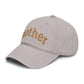 Mother Glitter Washed Baseball Cap — Sparkle Mom Hat for Mother's Day & Gifts