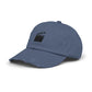 Distressed Black Baseball Cap — Vintage Ripped Dad Hat Hats Printify