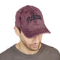 Florida Vintage Embroidered Cap - Washed Red Dad Hat Hats Printify