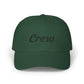Crew Embroidered Dad Cap - Classic White Adjustable Baseball Hat Hats Printify Spruce One size