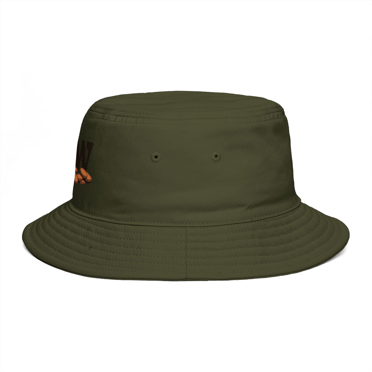 Bucket Hat — 'Jew' Logo with Bagels Embroidery | Retro Jewish Food Pride Cap