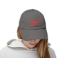 Distressed 'Cola' Vintage Baseball Cap – Retro Script Logo Hat Hats Printify