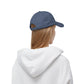 Distressed Baseball Cap — LA Logo with Angel Wings & Clouds