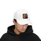 Dad Cap — Embroidered Fiery Lion Patch Baseball Hat Hats Printify