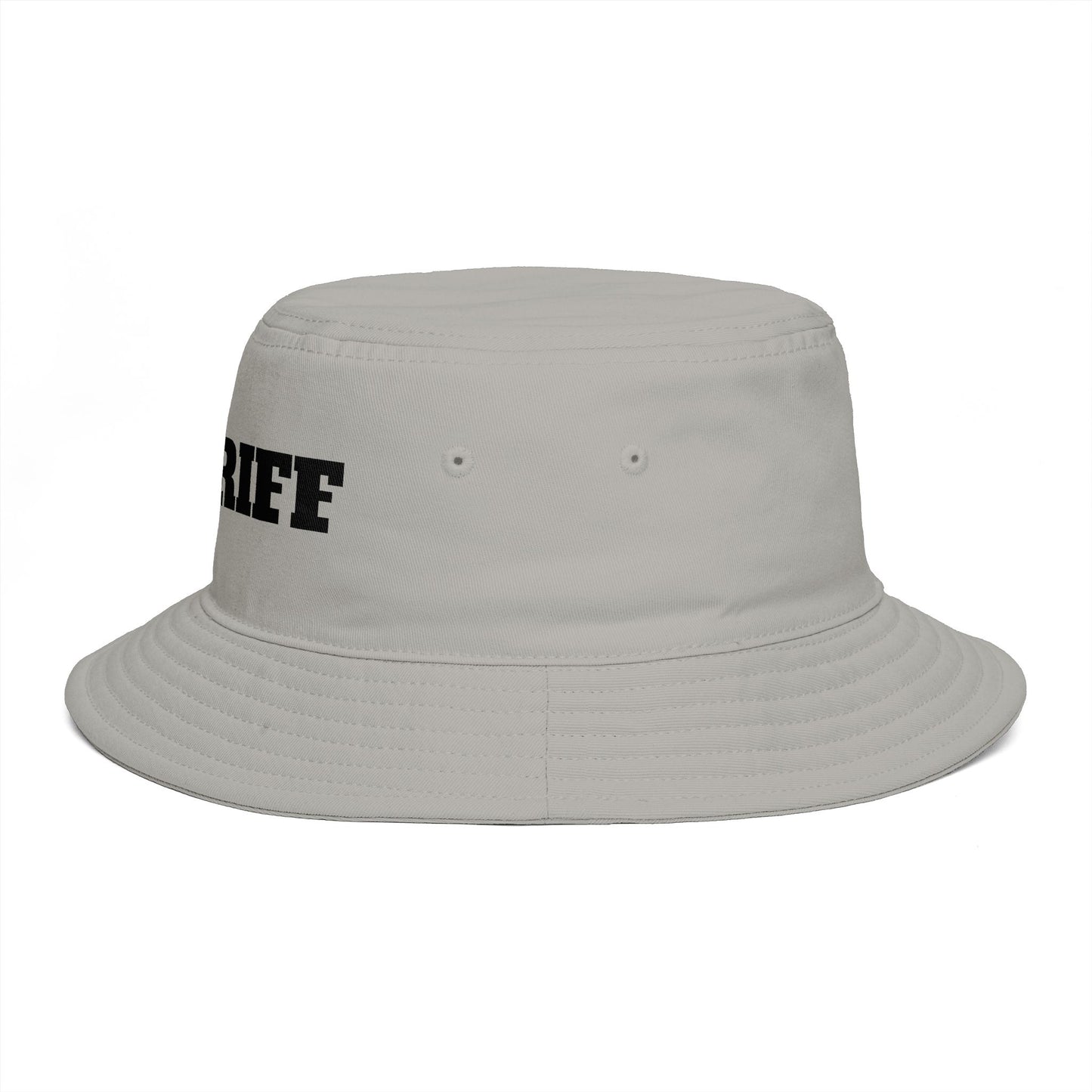 Shriff Bucket Hat — Retro Western Brown Cotton Sun Hat