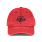 Vintage Cap (Embroidery) Hats Printify One size Red