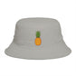 Pineapple Embroidered Bucket Hat — Tropical Summer Sun Hat Hats Printify One size Storm