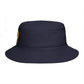 Smiley Drip Bucket Hat — Retro Melted Smile Face Sun Hat