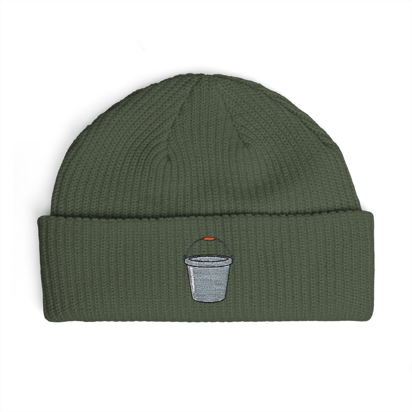 Embroidered Trash Can Cuff Beanie Hats Printify One size Cypress