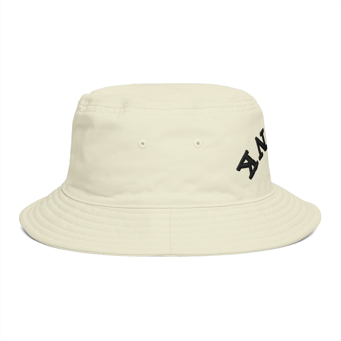 Drunk Arched Brown Bucket Hat – Retro Party & Festival Headwear