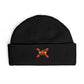 Cuff Beanie — 'No Kings' Streetwear Embroidered Beanie Hats Printify One size Black