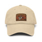 Stetson Skull Patch Baseball Cap — Vintage American Heritage Washed Hat Hats Printify One size Khaki