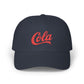 Cola Embroidered Dad Cap – Retro Soda Logo Baseball Hat Hats Printify Navy One size