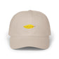 Embroidered Yellow Leaf Dad Cap — Minimal Nature Baseball Hat Hats Printify Stone One size